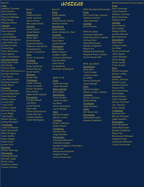 Rosters